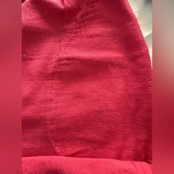 Oh My Gauze! Pink Cotton Wide Leg Pants Elastic Waist Size 1 - Picture 7 of 8